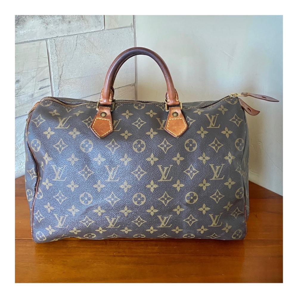 😍😍AUTHENTIC LOUIS VUITTON SPEEDY 35 HANDBAG VINTAGE MONOGRAM